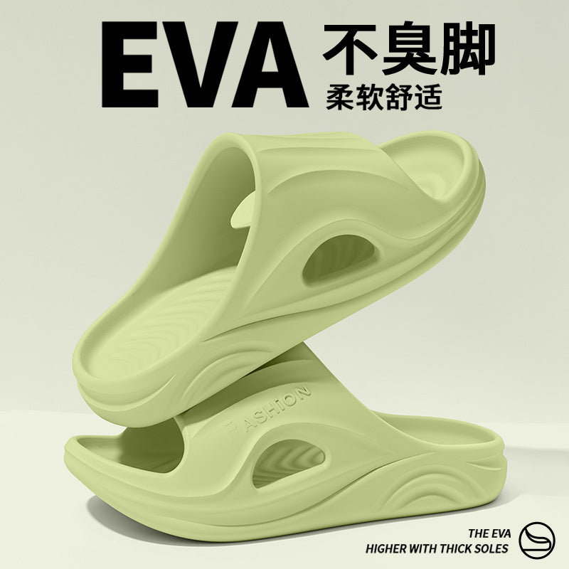 Eva slippers men's indoor couple home soft sole household 2025 new bathroom bath anti-slip sandals outdoor wear