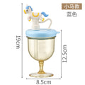 Ppsu water bottle baby training cup highball cup with scale unicorn straw cup children's drinking cup anti-choking