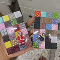 My magnetic world strong magnetic building blocks square patchwork magnetic assembling kids puzzle toy wholesale storage