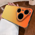 Suitable for huawei pura90promax gradient color mobile phone case, which instantly turns into a new orange sea frosted anti-fall protective case