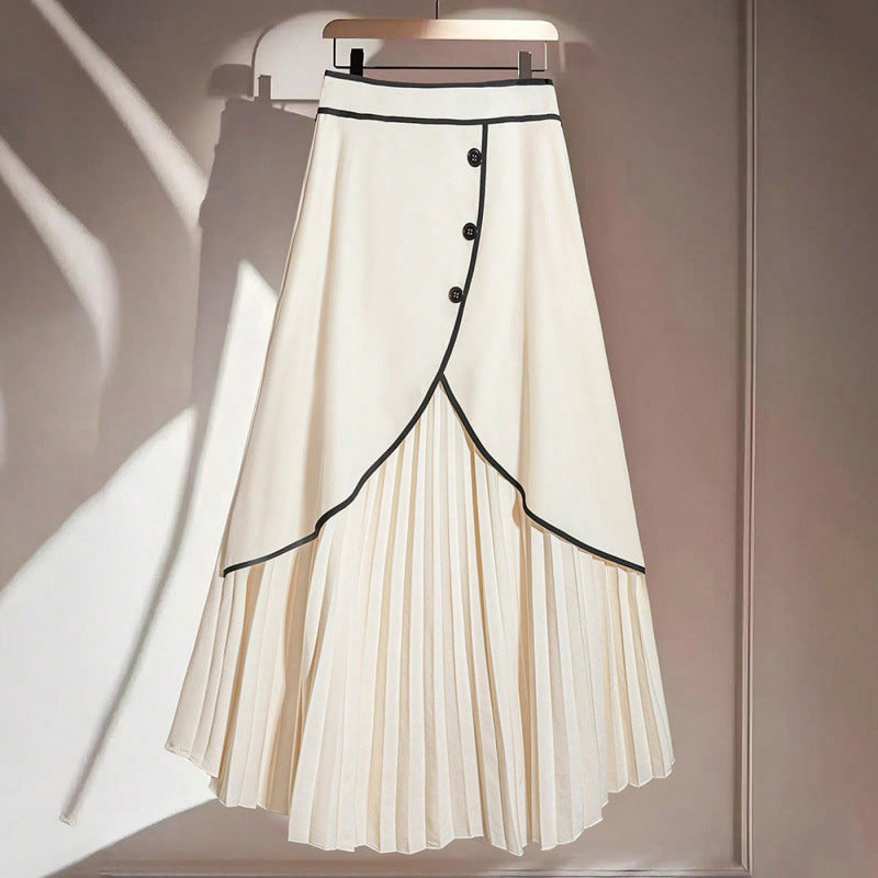 Xibo women's clothing  summer new arrival: popular, high-end, and designer long dress - spring collection, high-waisted, slimming, white