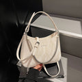 High-end women's bag, large capacity, 2025 new style, niche design, shoulder bag, crossbody bag, understated luxury, textured, commuter tote bag