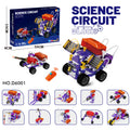 Kids puzzle stereo building large capsules electrical building blocks toys mechanical electric circuit science and education physics small experiment