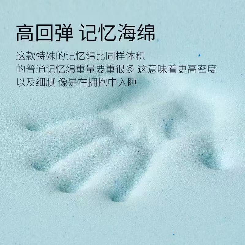 Blue memory box mattress soft sponge light mattress roll bag independent spring mattress thickened latex mattress