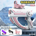 【millennial pink】electric automatic space gun (rechargeable + tactical scope edition)