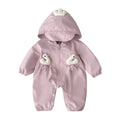 Spring & fall super cute jumpsuit for going out baby jacket autumn clothes baby hooded romper cute going out clothes trendy