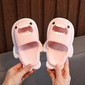 2023 new shark kids' slippers - wholesale anti-slip cartoon sandals for boys, girls, babies, summer home, bathroom, and bath use