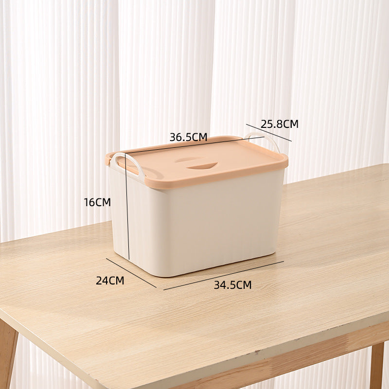 Japanese cream style storage box for home dog satchel storage box desktop miscellaneous storage storage box large capacity
