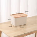 Japanese cream style storage box for home dog satchel storage box desktop miscellaneous storage storage box large capacity