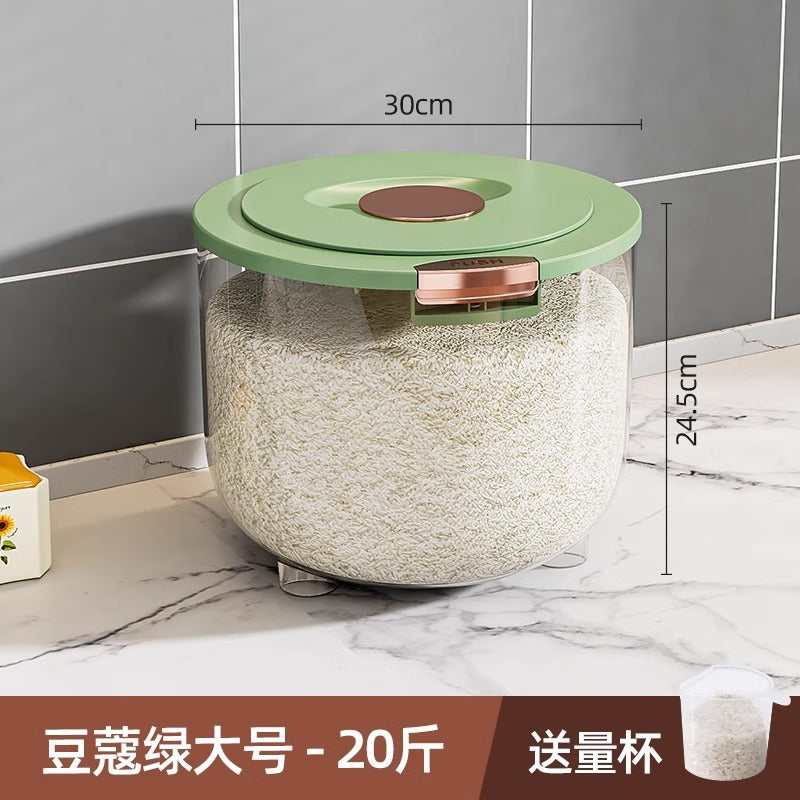 Rice bucket household insect-proof moisture-proof sealed bucket rice bucket rice flour storage tank container large capacity rice bucket box