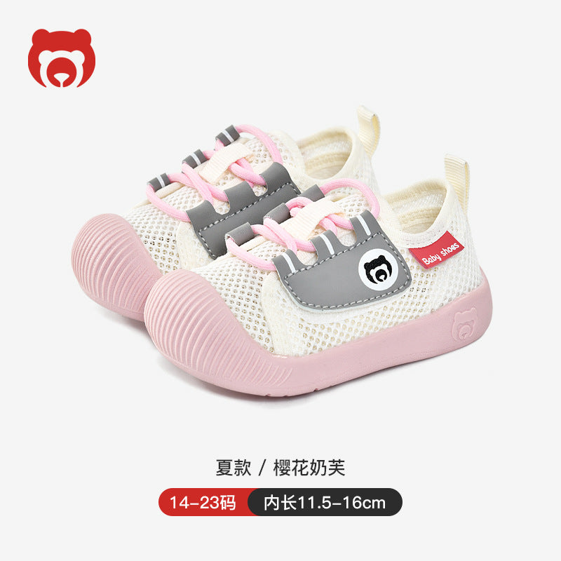 Newborn baby boys' first walker shoes summer sandals infant soft sole functional cartoon 1-3 years old baby shoes children's shoes