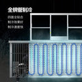 Commercial water bar & milk tea station - stainless steel refrigerated workstation - all-in-one cabinet - customizable coffee shop bar set