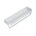 Factory direct white space aluminum kitchen storage rack - no drilling required, spice rack, kitchen supplies & general merchandise, all-in-one storage shelf