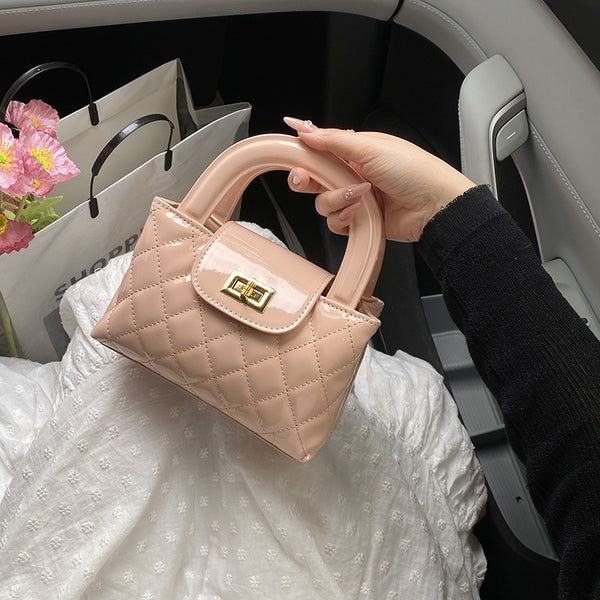 French niche rhombus chain bag women's 2025 new summer fashion handbag high-end small fragrant women's bag