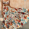 2025 spring/summer new european and american style women's sexy & chic camisole print dress set - beach dress two-piece outfit