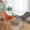Outdoor single sofa chair - waterproof, sun-protective, perfect for open-air balconies, lounging, beach, villas, courtyards, and nap time. breathable seating