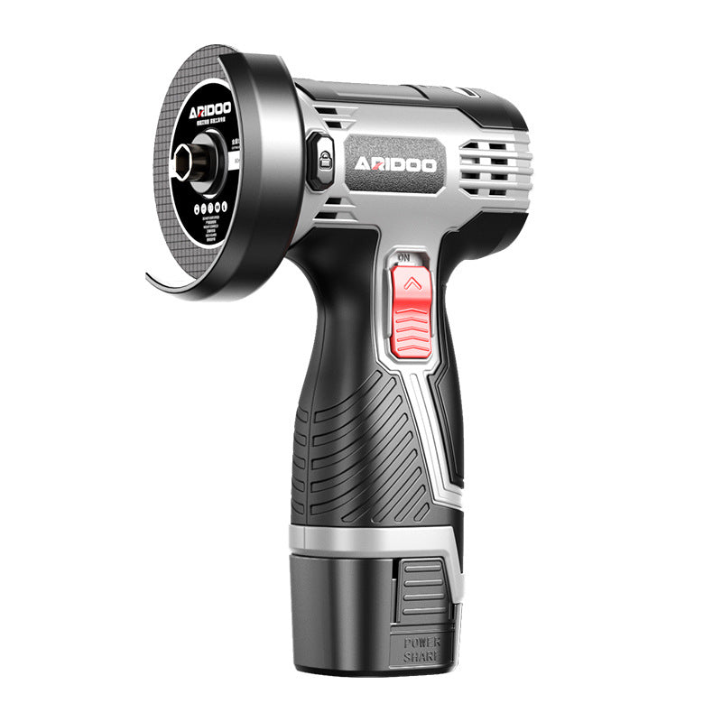 Brushless rechargeable mini angle grinder household lithium battery grinder grinder multi-function hand grinder cutting machine
