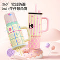 Big mac 316 straw thermos cup large capacity water cup female double drink ton cup high appearance ice cup