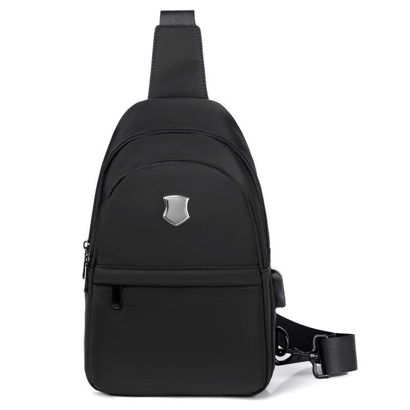 Processing custom breast bag trendy fashion chest bag men's and women's outdoor crossbody small backpack shoulder bag wholesale