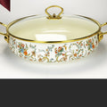 Hot-selling enamel soup pot and seafood pot for cross-border e-commerce, direct from the manufacturer. cast iron with a painted finish, perfect for home kitchens. sold individually