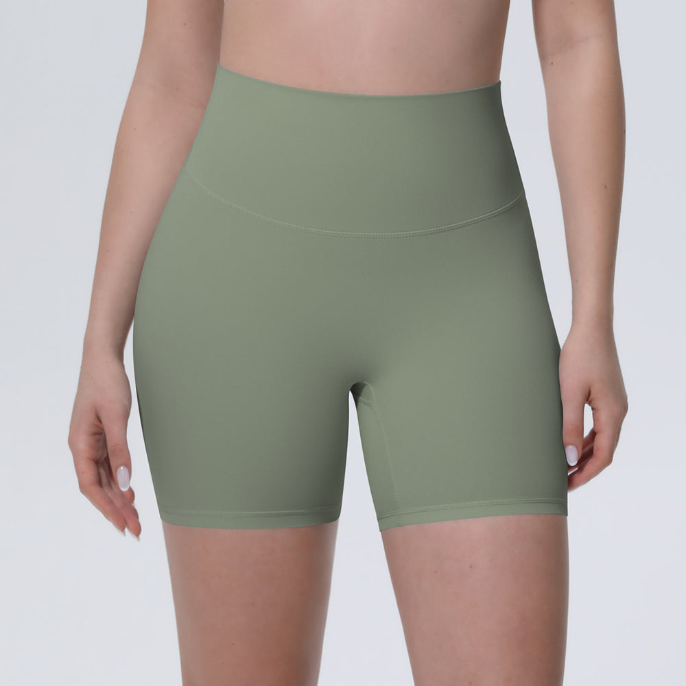New arrival: lightweight, ice-silk, skin-friendly, breathable, compression solid color yoga pants - perfect for running, fitness, and yoga. available in 3/4 length shorts