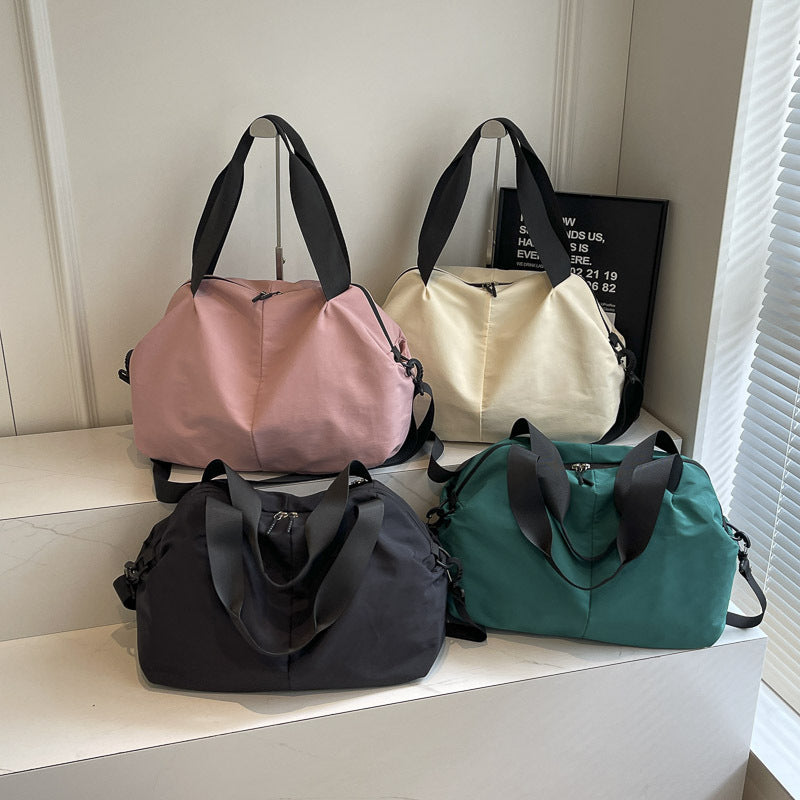 New women's yoga fitness bag casual wet and dry separation swimming bag large capacity short business trip light travel bag