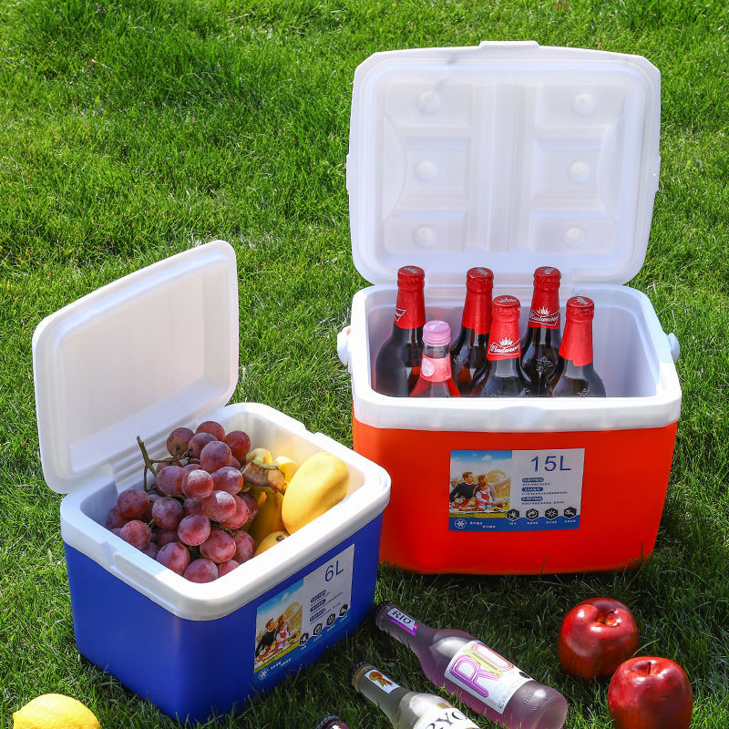 Insulated box outdoor camping picnic ice cube refrigerated car refrigerator commercial cold box stall ice box portable ice bucket