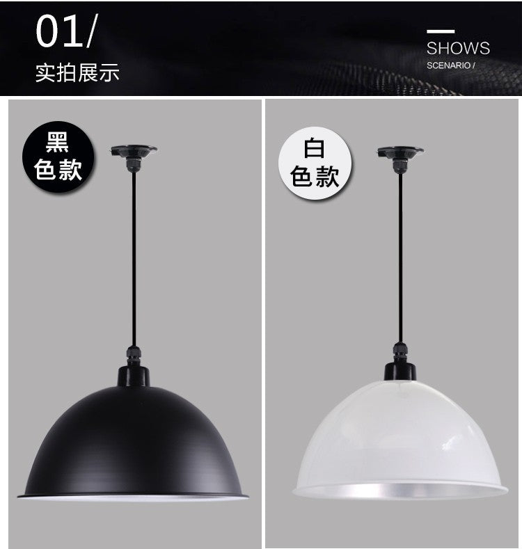 LED High Bay Lights Workshop Office Lights Warehouse Factory Lights Industrial Wind Chandelier Engineering Store Commercial Lighting Fixtures