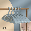 Wide shoulder clothes hanger, thickened version, non-marking, non-slip for home clothes hanger, durable export cross-border exclusive plastic clothes hanger