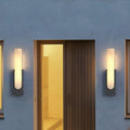 Outdoor cloud marble linear wall light - villa landscape courtyard wall lamp - waterproof gate wall sconce - garden balcony terrace lighting