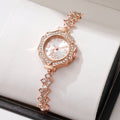 Women's quartz watch, slim bracelet style, adjustable jewelry quartz watch, in-stock, cross-border small batch