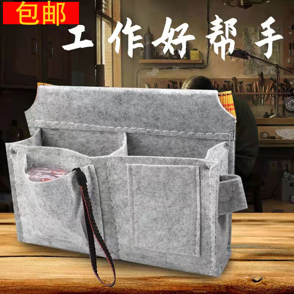 Woodworking special toolkit Belt-type nails Waist bag Nail pocket Nail bag Construction site wear-resistant construction carpenter bag Waist pocket