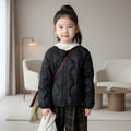 Girls' winter warmers: loose-fit, versatile, and cozy cotton-padded innerwear for girls - perfect for layering and keeping warm