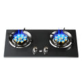 Gas stove double stove for home embedded fierce fire stove liquefied gas natural gas stove timing fierce fire stove