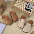 New fashionable birkenstock-style kids' shoes for outdoor wear - spring/autumn 2026 collection: cute, comfortable, non-slip, closed-toe design