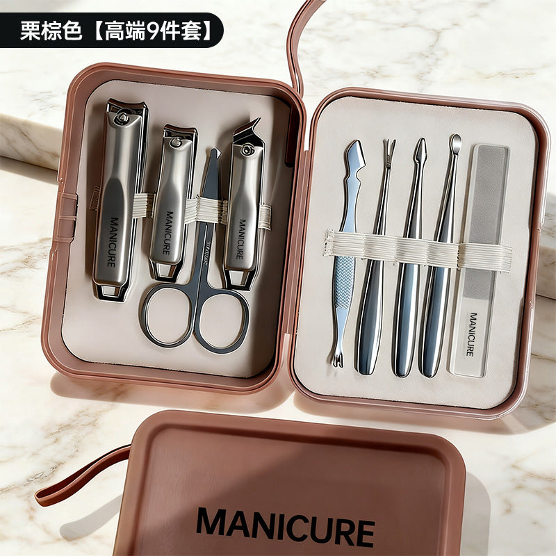 portable anti-splash nail clipper set beauty manicure nail clipper set manicure tool set complete set