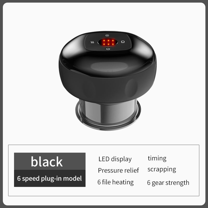 For homeelectric cupping device intelligent temperature moxibustion scraping device portable vacuum negative pressure walking tank suction machine electric scraping device