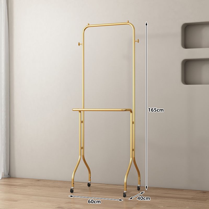 Casual clothes hanger italianaccessible luxury bedroom accessible luxury storage cream for home space floor-standing clothes coat rack shelf