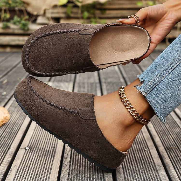 spring/autumn new arrival: plus-size birkenstock-style slides for women, sizes 36-43. wholesale available. dropshipping to  and