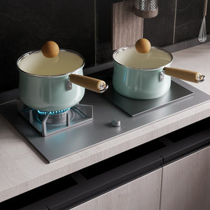 Ceramic hot milk pot, non-stick baby food pot, frying and cooking all-in-one, electric universal noodle pot, small soup pot