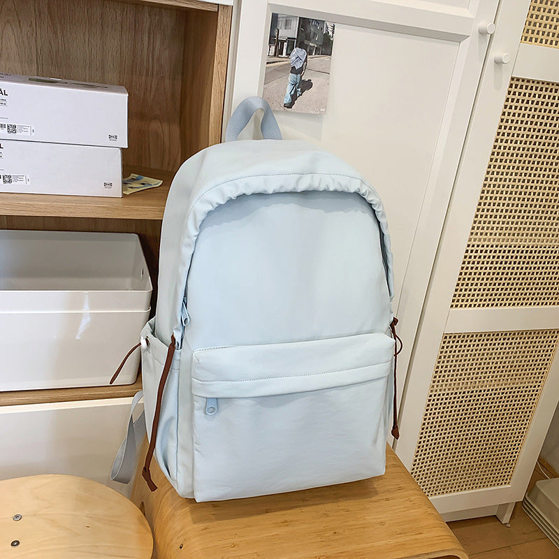 New minimalist casual backpack - japanese style, perfect for high school and college students, commuting, lightweight, and fits a laptop