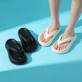 Influencer-approved flip-flops: new summer collection for women - chunky platform, cloud-like comfort, fashionable, non-slip beach sandals