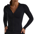 European and american new long-sleeve cardigan yoga top, women's activewear workout jacket, tummy control shaping top, outdoor casual wear