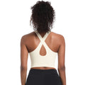 Clearance seamless solid color fitness sports bra running sweat-wicking breathable double-layer anti-show yoga backless yoga top for women