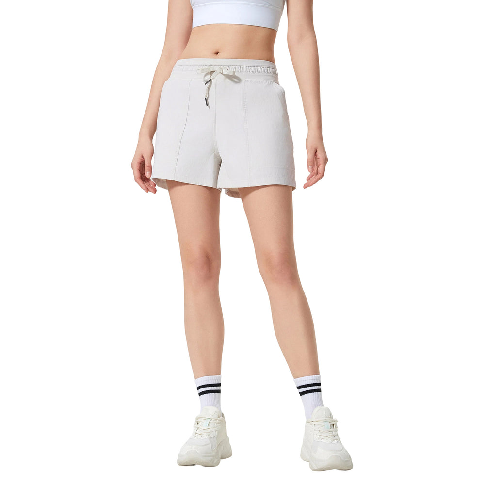 Summernew arrivalcasual sports shorts for women loose ice-feeling breathable waistband drawstring fitness yoga shorts dss069