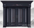 Zinc alloy villa door double door courtyard door entrance double door rural self-built house security door for home entrance door