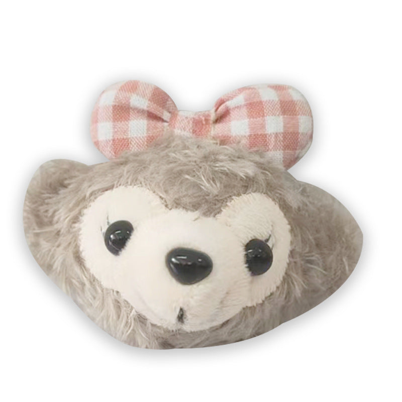 Cute duffy bear head & shelliemay plush toy charms - diy shoe accessories, bag decorations, wholesale