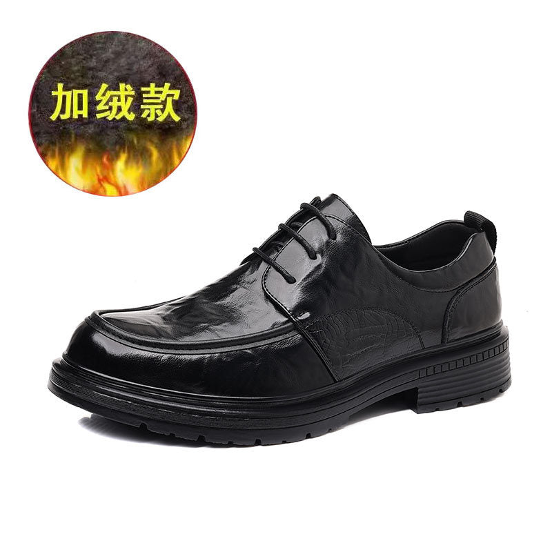 Genuine leather men's dress shoes - new arrival, bestseller. business casual, lace-up style, versatile, perfect for groom and wedding
