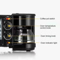 3-in-1 breakfast maker - multifunctional home appliance for coffee, hot milk, and toast