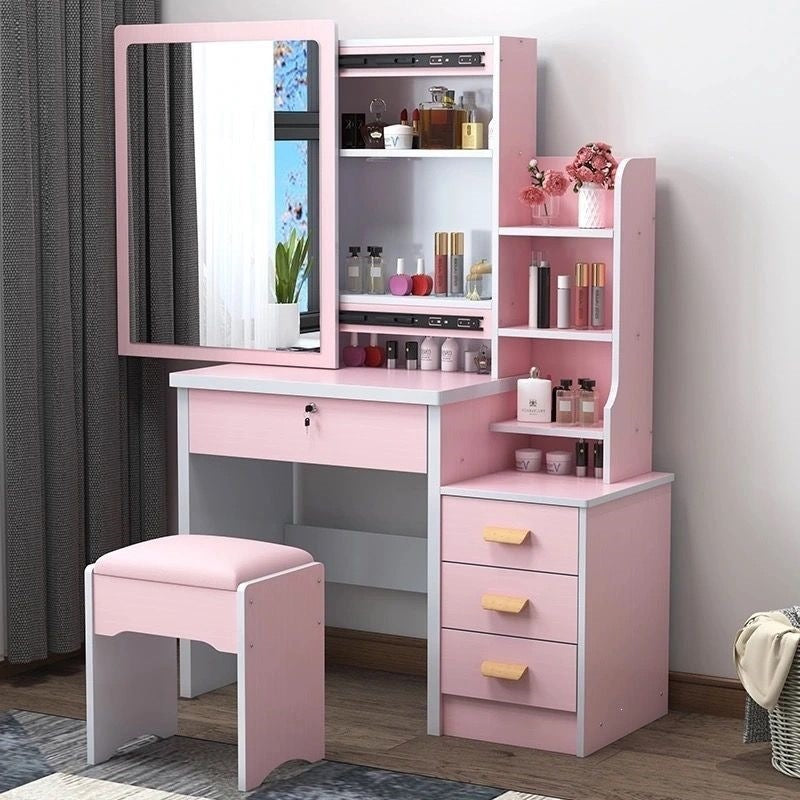 Bedroom mini small apartment simple modern casual dressing table economical multi-functional dressing table popular dressing table